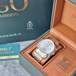 خرید ساعت مردانه ایبسو IB9263-SilverGold-White